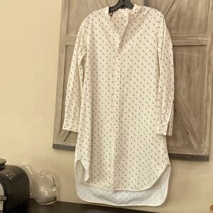 BILLY REID Yellowhammer Tuscumbia Off-White Shirt Dress Women’s 
SIZE XS